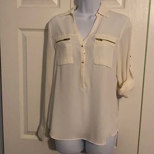 Express Cream Portofino blouse